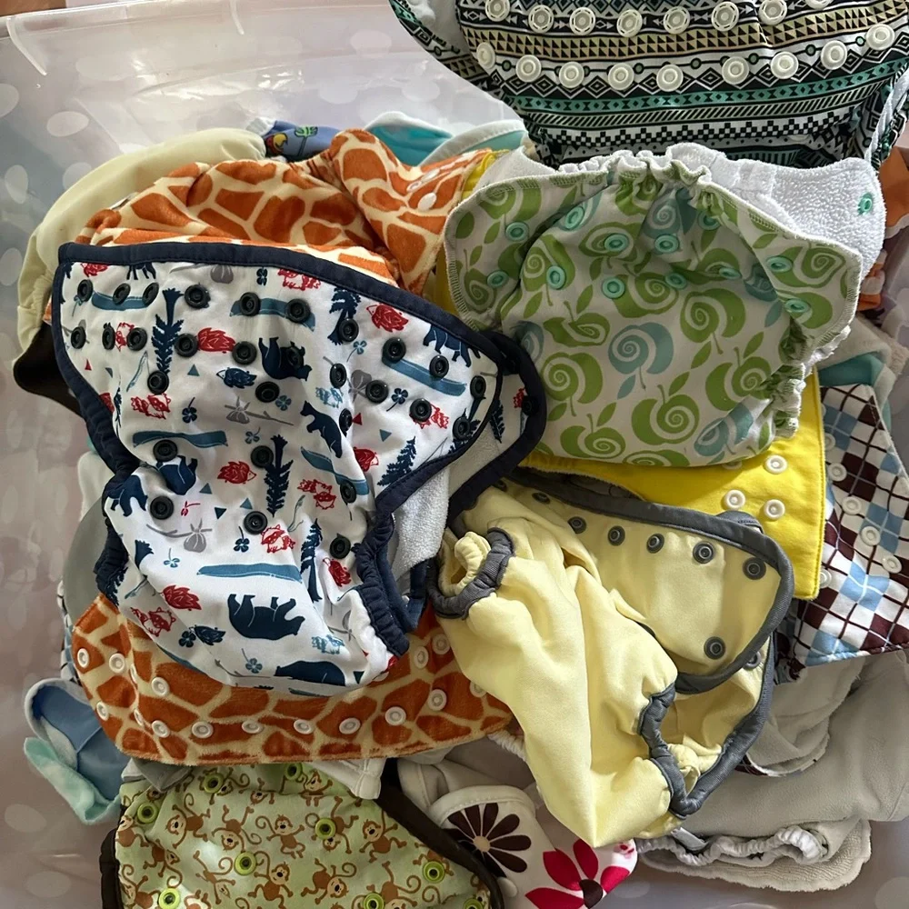 Vibrant Animal Print Diaper Covers for Kids